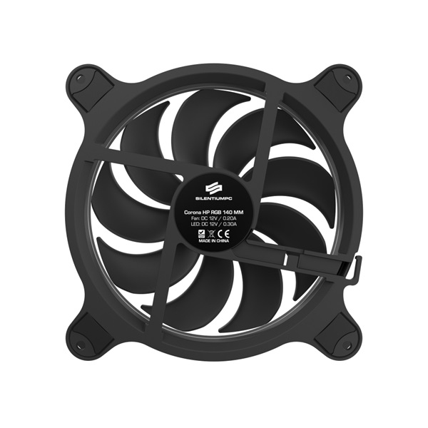 SilentiumPC 140mm Corona HP RGB 3-pack ház hűtőventilátor