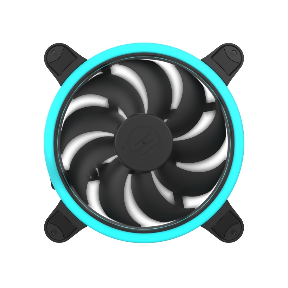 SilentiumPC 140mm Corona HP RGB 3-pack ház hűtőventilátor
