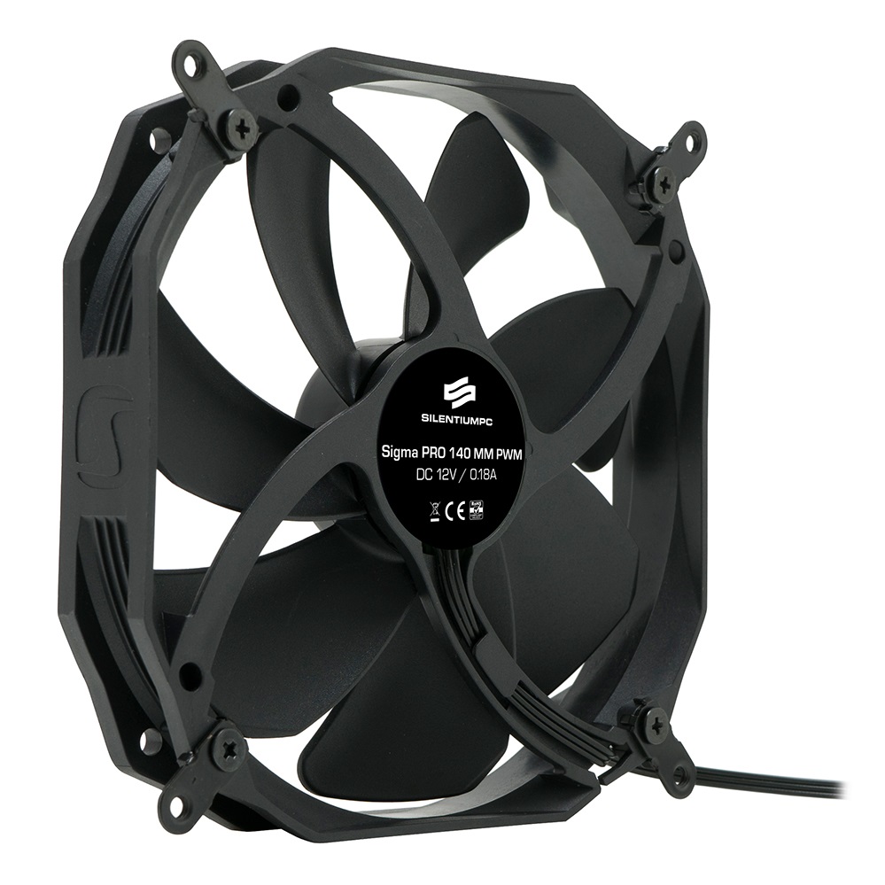 SilentiumPC 140mm Sigma PRO 140 PWM ház hűtőventilátor