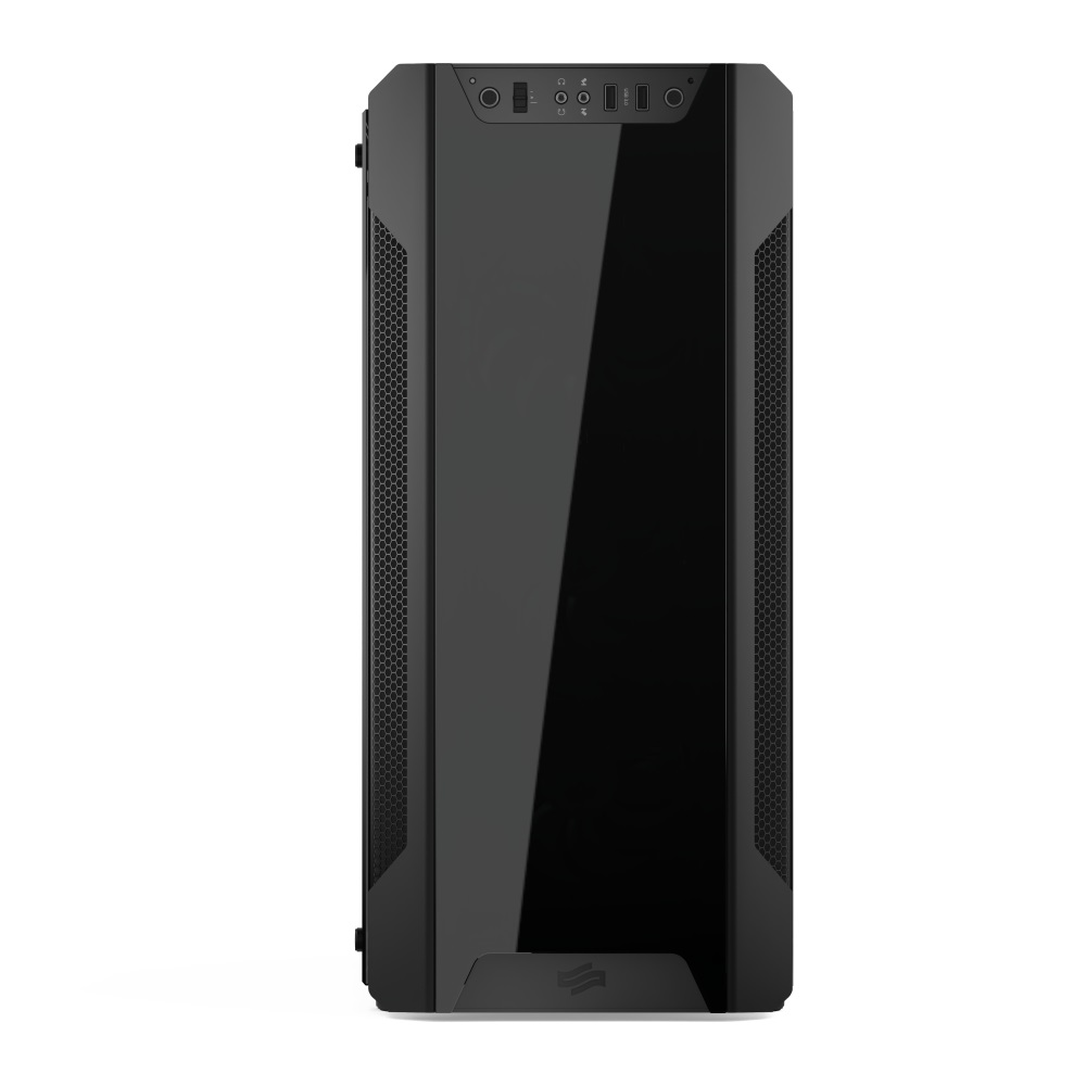 SilentiumPC Armis AR7X EVO TG ARGB Fekete (Táp nélküli) ablakos ATX ház