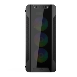 SilentiumPC Armis AR7X EVO TG ARGB Fekete (Táp nélküli) ablakos ATX ház