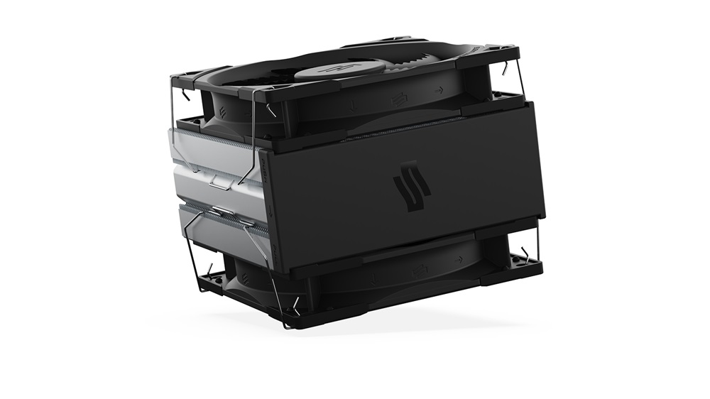 SilentiumPC Fera 5 Dual Fan 120mm Fekete processzor hűtő