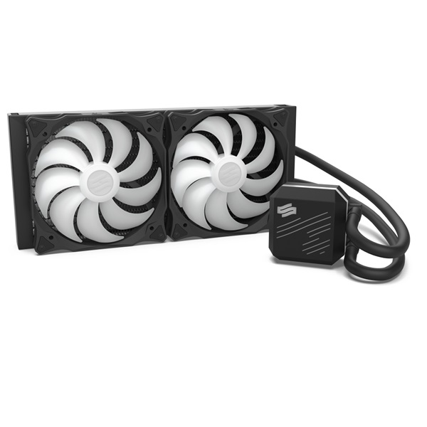 SilentiumPC Navis RGB 280 140mm Fekete vízhűtéses processzor hűtő