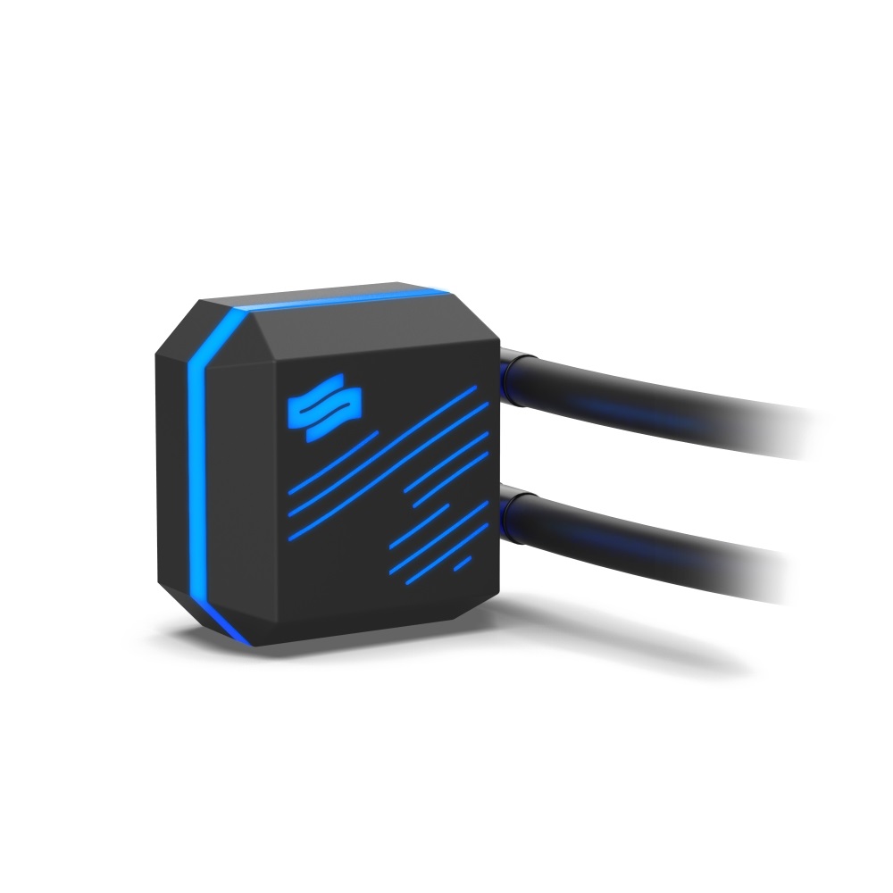 SilentiumPC Navis RGB 280 140mm Fekete vízhűtéses processzor hűtő
