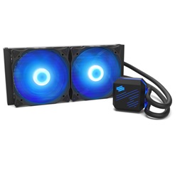 SilentiumPC Navis RGB 280 140mm Fekete vízhűtéses processzor hűtő