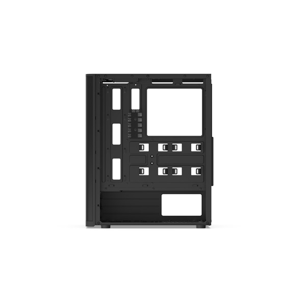 SilentiumPC Ventum VT2 EVO TG ARGB Fekete (Táp nélküli) ablakos ATX ház