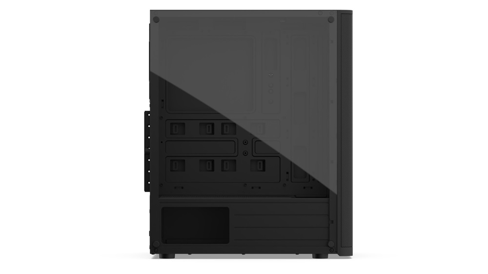 SilentiumPC Ventum VT2 EVO TG ARGB Fekete (Táp nélküli) ablakos ATX ház