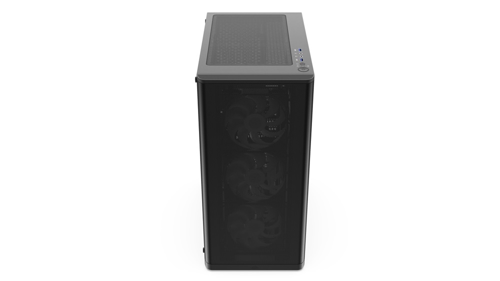 SilentiumPC Ventum VT2 EVO TG ARGB Fekete (Táp nélküli) ablakos ATX ház