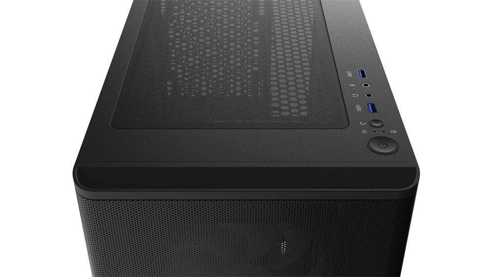 SilentiumPC Ventum VT2 EVO TG ARGB Fekete (Táp nélküli) ablakos ATX ház