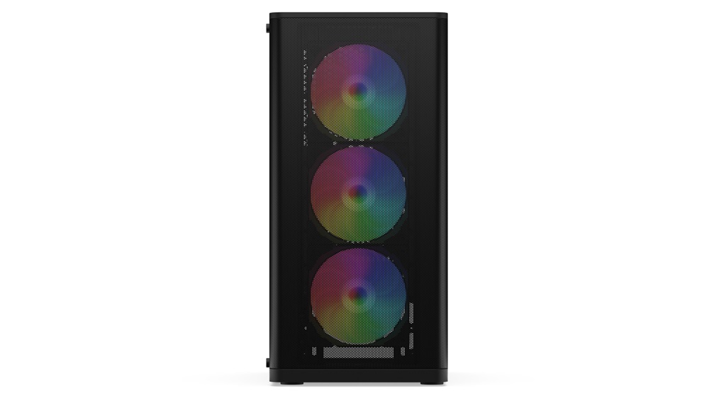 SilentiumPC Ventum VT2 EVO TG ARGB Fekete (Táp nélküli) ablakos ATX ház