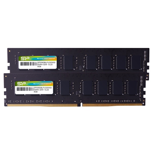 Silicon Power 16GB/3200MHz DDR-4 (Kit! 2db 8GB) (SP016GBLFU320X22) memória