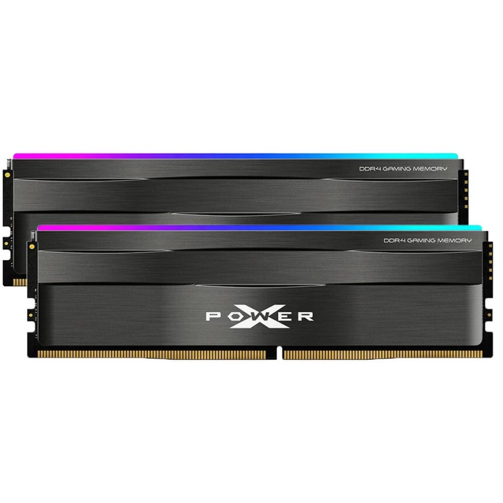 Silicon Power 32GB/3200MHz DDR-4 XPOWER Zenith RGB (Kit! 2db 16GB) (SP032GXLZU320BDD) memória