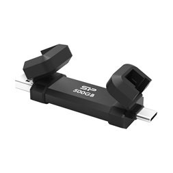 Silicon Power 500GB USB 3.2 Gen2/Type-A/Type-C fekete Marvel Xtreme DS72 Flash Drive