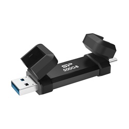 Silicon Power 500GB USB 3.2 Gen2/Type-A/Type-C fekete Marvel Xtreme DS72 Flash Drive