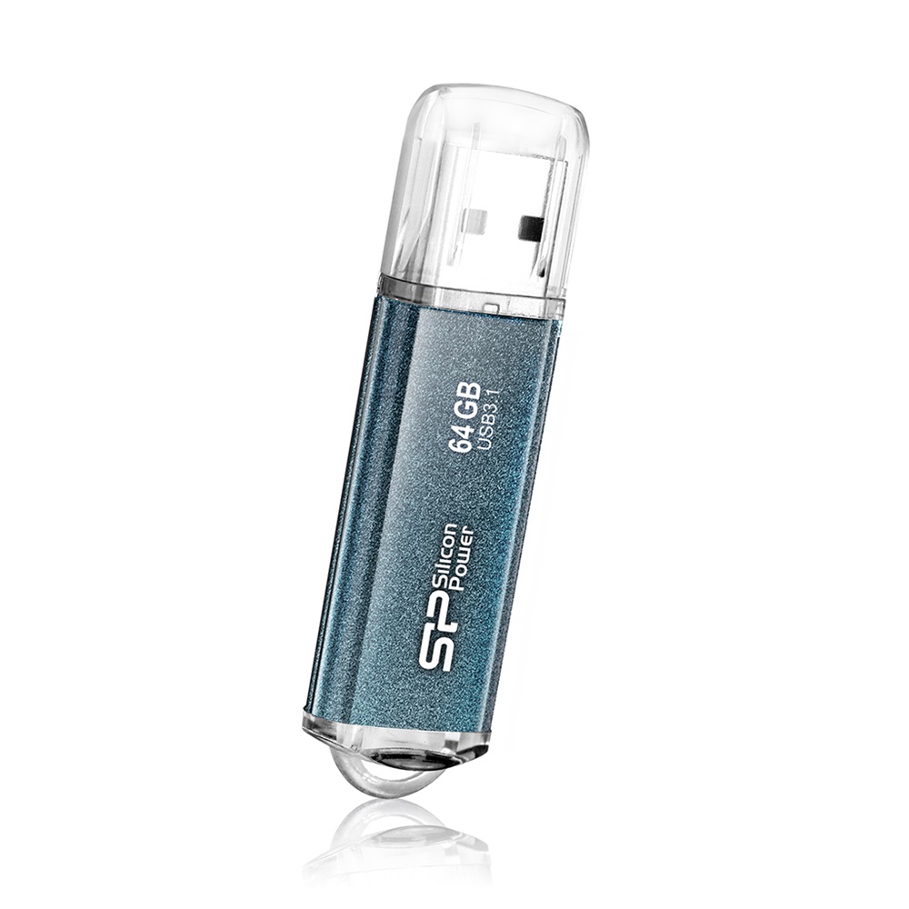 Silicon Power 64GB USB 3.2 Gen 1 A kék Marvel M01 Flash Drive