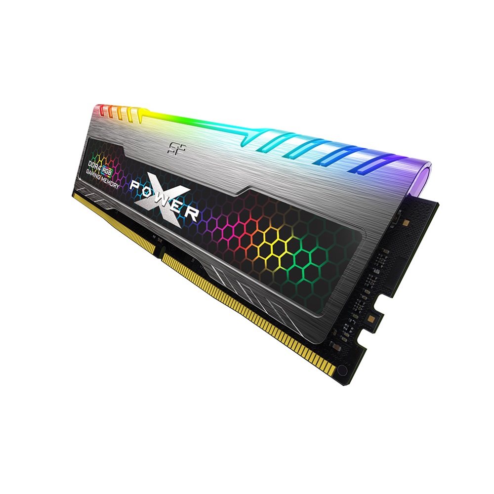 Silicon Power 8GB/3200MHz DDR-4 Turbine RGB (SP008GXLZU320BSB) memória