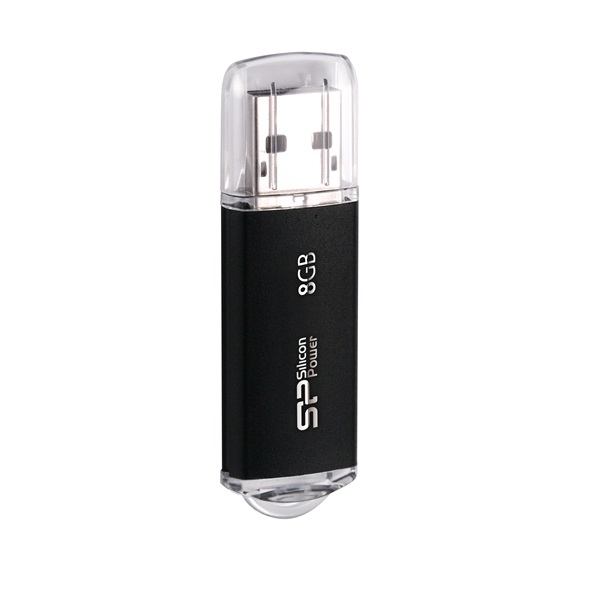 Silicon Power 8GB USB 2.0 fekete Ultima II-I Flash Drive