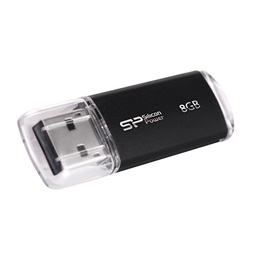 Silicon Power 8GB USB 2.0 fekete Ultima II-I Flash Drive