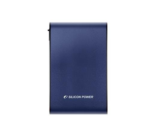 Silicon Power Armor A80 2TB USB3.0 kék ütésálló külső winchester