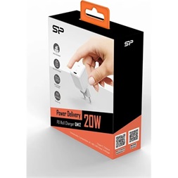 Silicon Power Boost Charger QM12 20W fehér univerzális hálózati töltő adapter