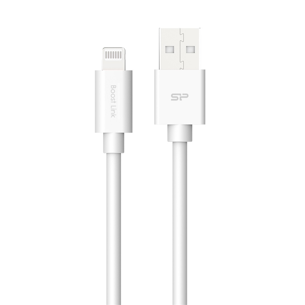 Silicon Power SP1M0ASYLK15AL1W 1m 2,4A USB A/Lightning fehér adat- és töltőkábel