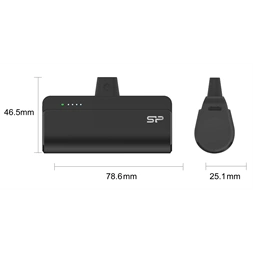 Silicon Power QD50 5000mAh Global fekete power bank