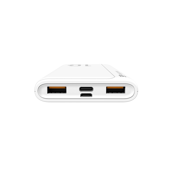 Silicon Power QP15 10000mAh LiPo (QC3.0 PD) fehér power bank