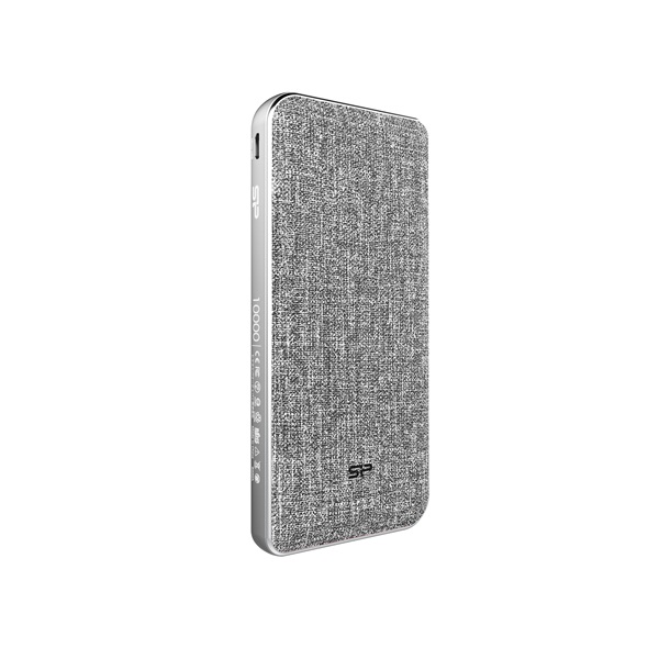 Silicon Power QP77 10000mAh LiPo szürke power bank