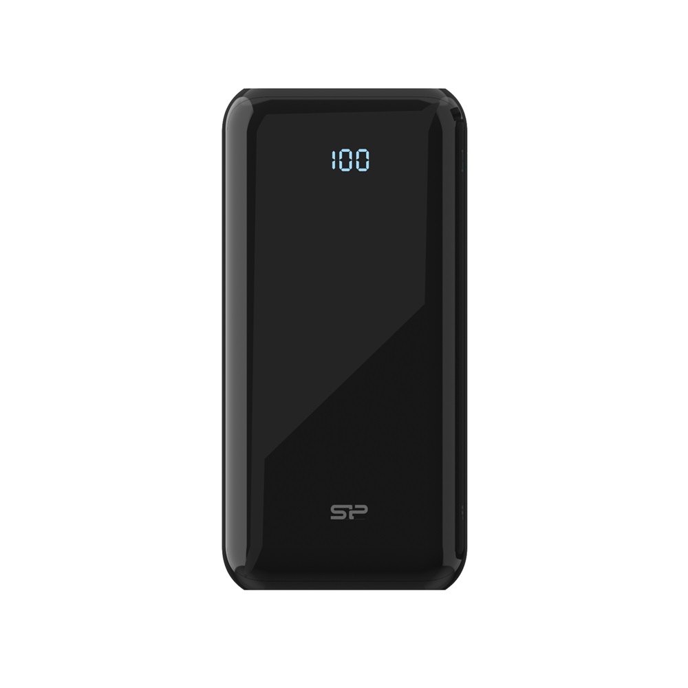 Silicon Power QS28 20000mAh LiPo (QC3.0/PD) fekete power bank