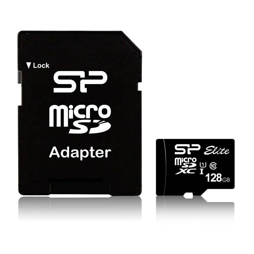Silicon Power 128GB SD micro Elite (SDXC Class 10 UHS-I U1) memóriakártya