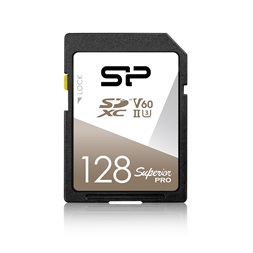 Silicon Power 128GB SD Superior Pro (SDXC Class 10 UHS-II U3) memóriakártya
