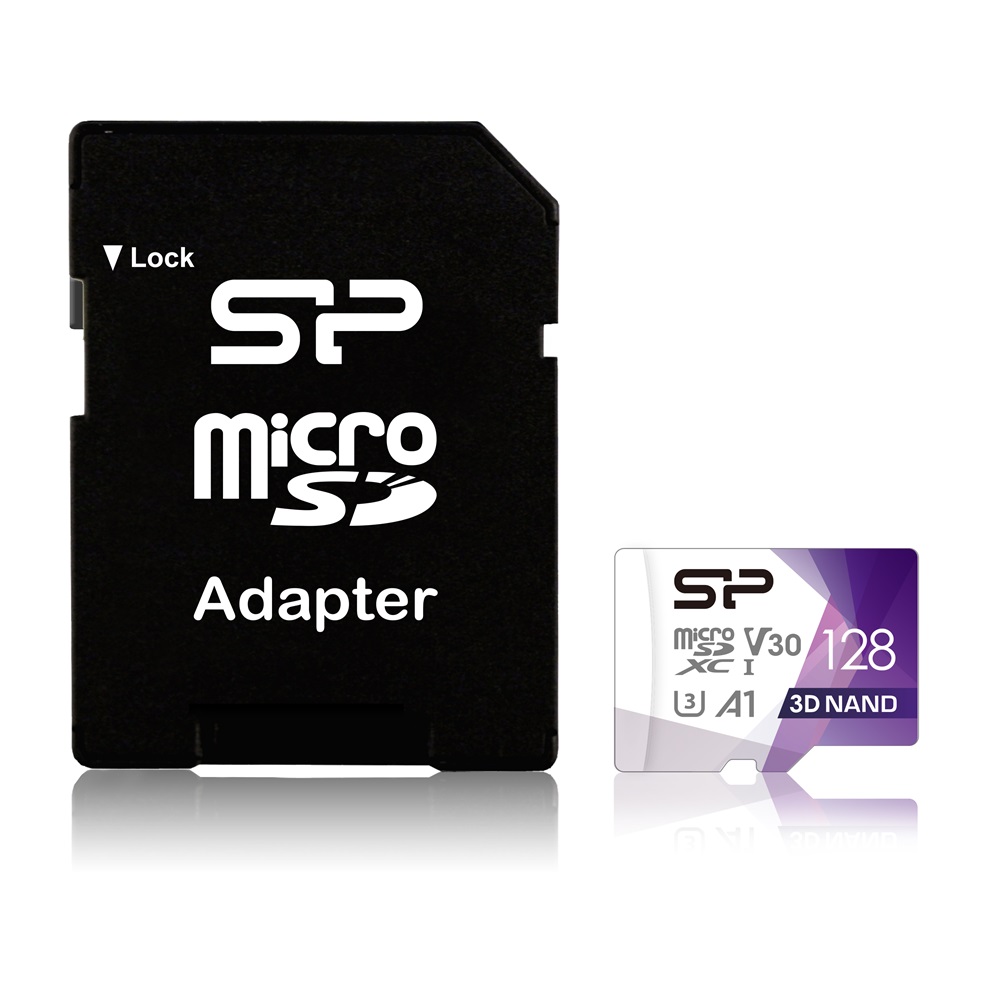 Silicon Power 128GB SD micro Superior Pro (SDXC Class 10 UHS-I U3) memóriakártya