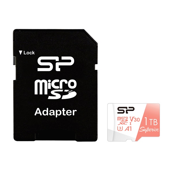 Silicon Power 1TB SD micro Superior (SDXC Class 10 UHS-I U3) memóriakártya