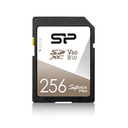 Silicon Power 256GB SD Superior Pro (SDXC Class 10 UHS-II U3) memóriakártya