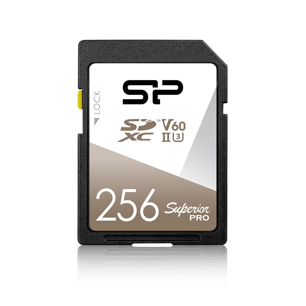 Silicon Power 256GB SD Superior Pro (SDXC Class 10 UHS-II U3) memóriakártya
