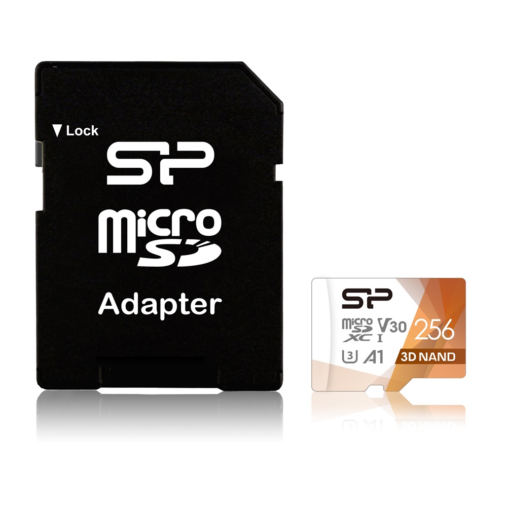 Silicon Power 256GB SD micro Superior Pro (SDXC Class 10 UHS-I U3) memóriakártya