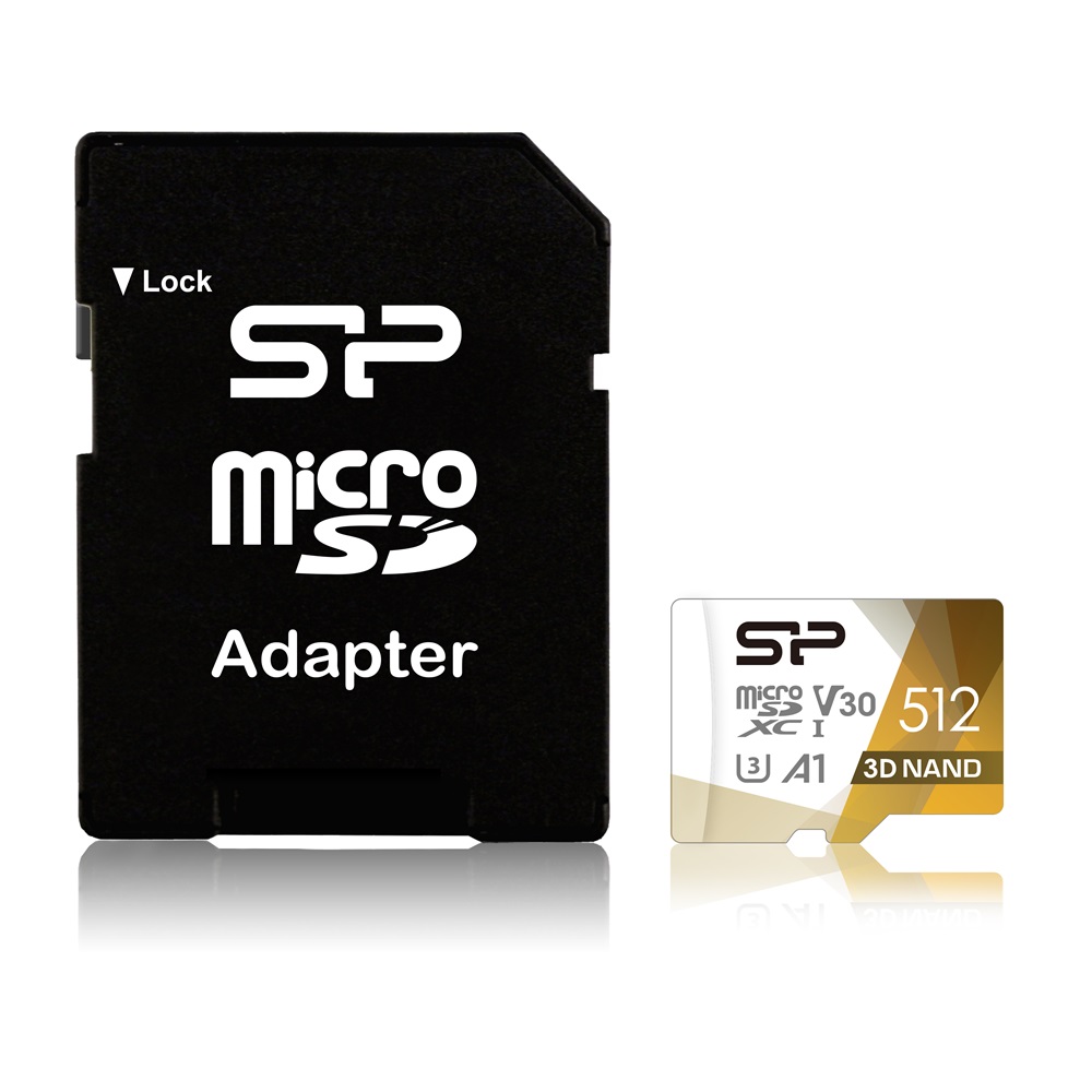 Silicon Power 512GB SD micro Superior Pro (SDXC Class 10 UHS-I U3) memóriakártya