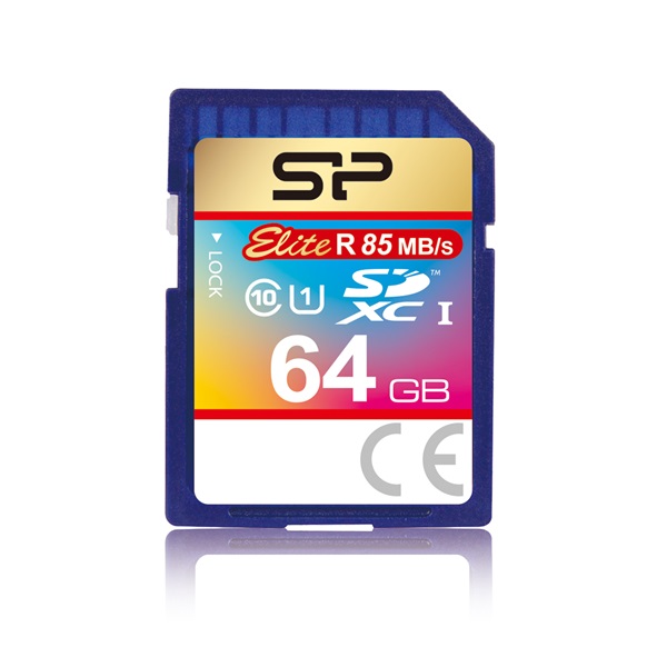 Silicon Power 64GB SD Elite (SDXC Class 10 UHS-I U1) memóriakártya