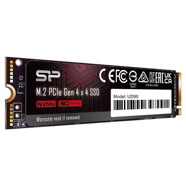 Silicon Power 500GB M.2 2280 PCIe Gen 4x4 NVMe UD90 (SP500GBP44UD9005) SSD