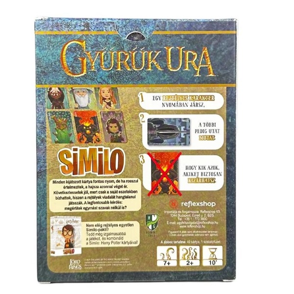 Similo: A Gyűrűk Ura társasjáték