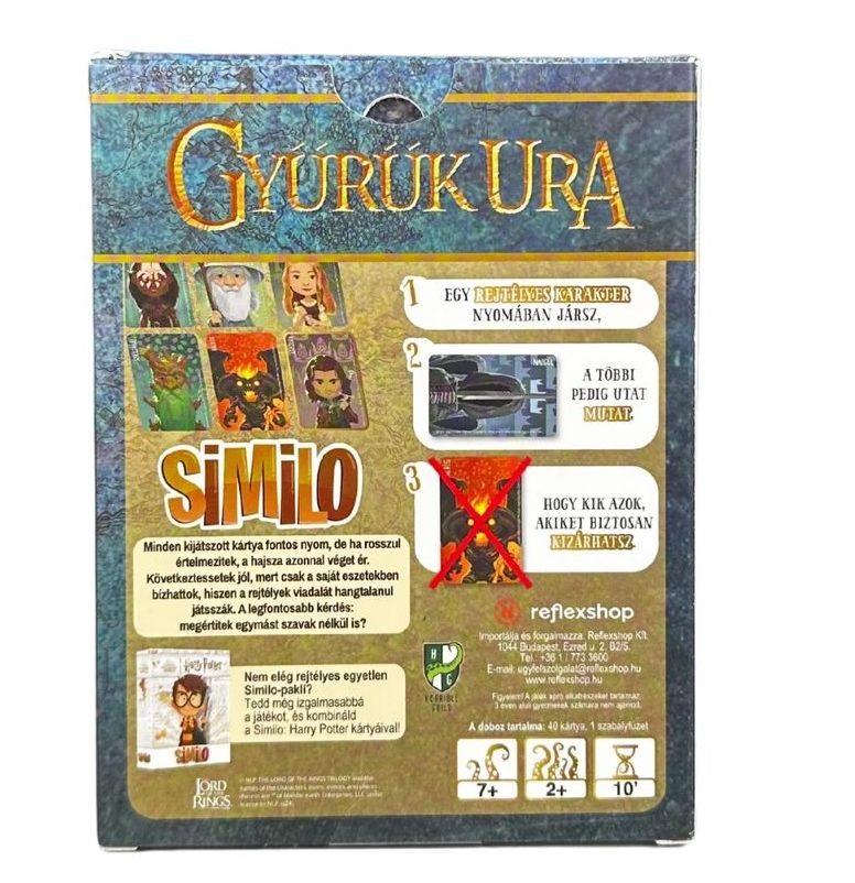 Similo: A Gyűrűk Ura társasjáték