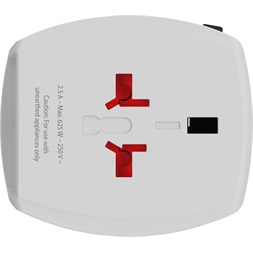 Skross MUVUSB-A-C USB/Type-C töltő bemenettel világutazó adapter