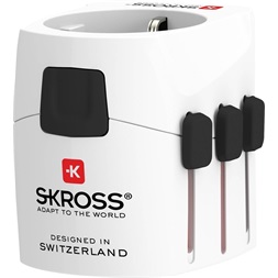 Skross PRO LIGHT, hálózati csatlakozó átalakító, földelt
