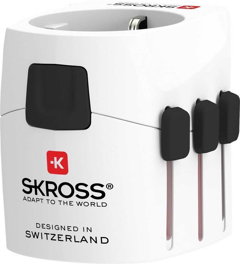 Skross PRO LIGHT, hálózati csatlakozó átalakító, földelt