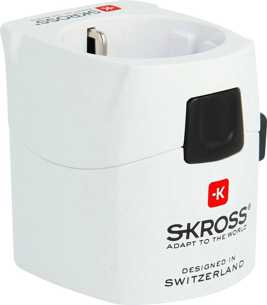 Skross PRO LIGHT, hálózati csatlakozó átalakító, földelt