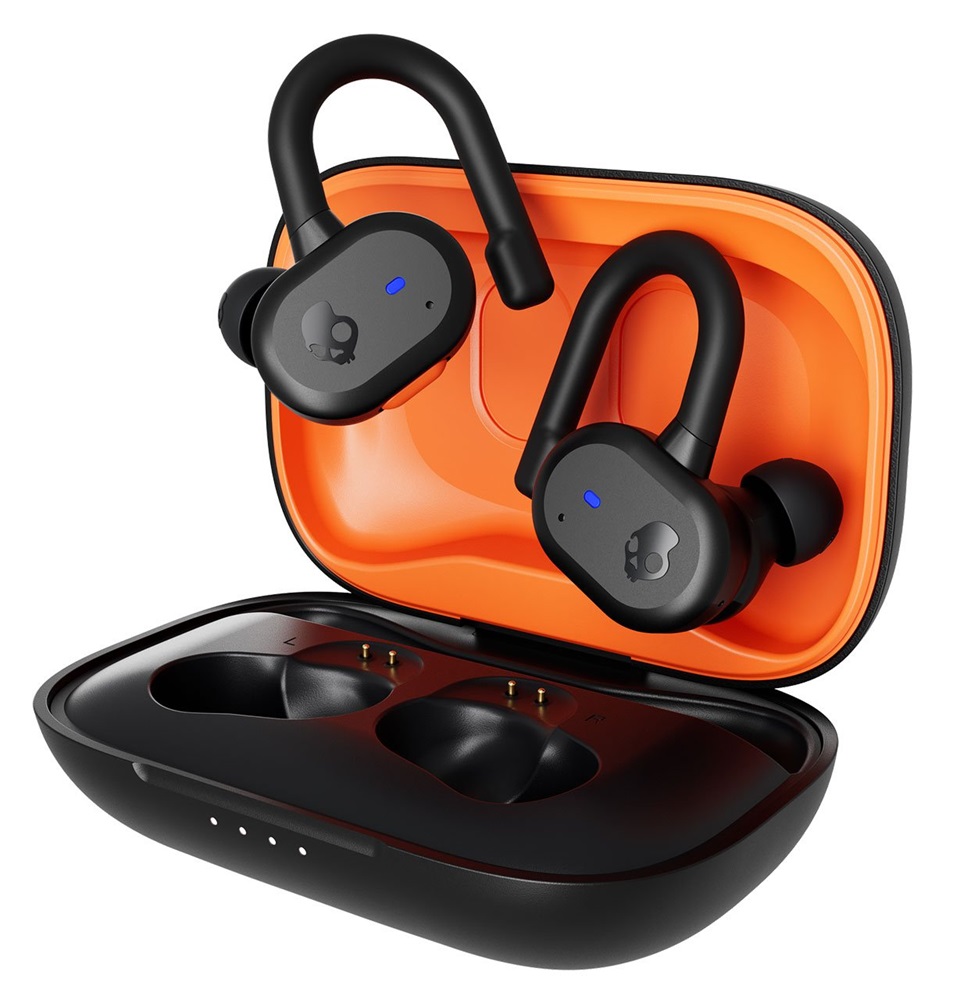Skullcandy PUSH ACTIVE True Wireless Bluetooth fekete sport fülhallgató