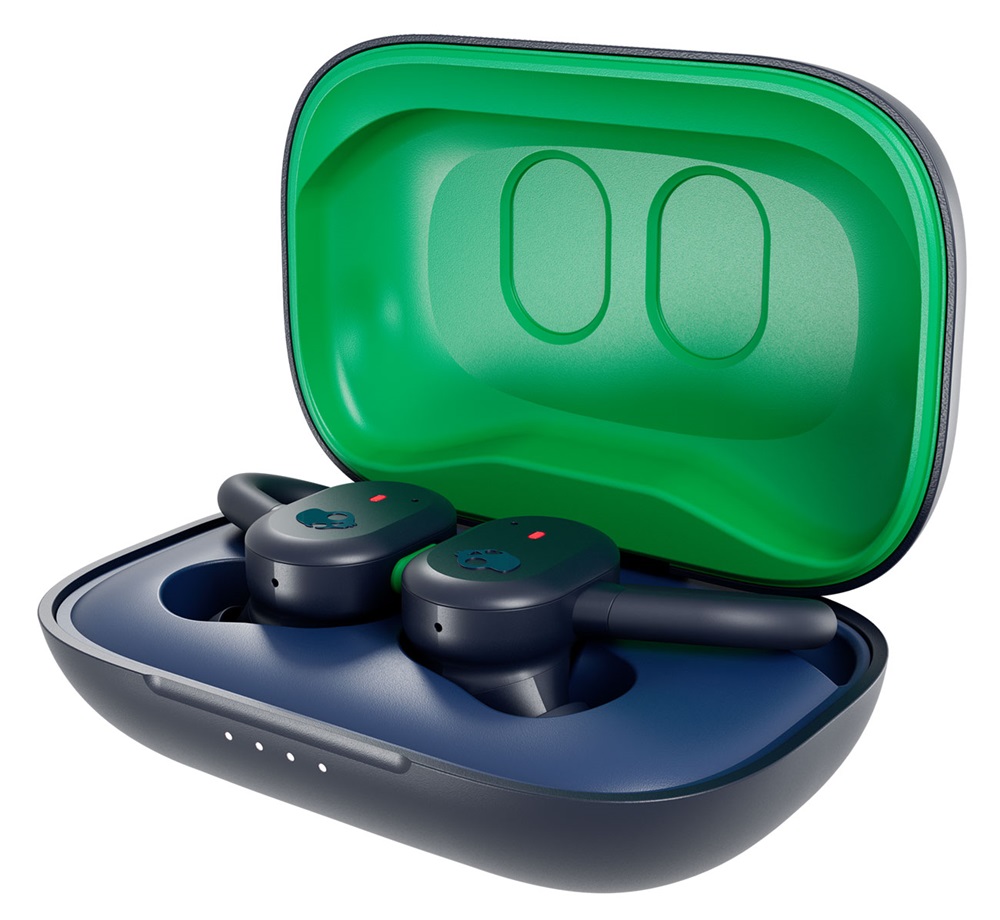 Skullcandy S2BPW-P750 PUSH ACTIVE True Wireless Bluetooth kék-zöld sport fülhallgató