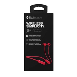 Skullcandy S2JPW-M010 JIB+ Bluetooth nyakpántos fekete-piros fülhallgató