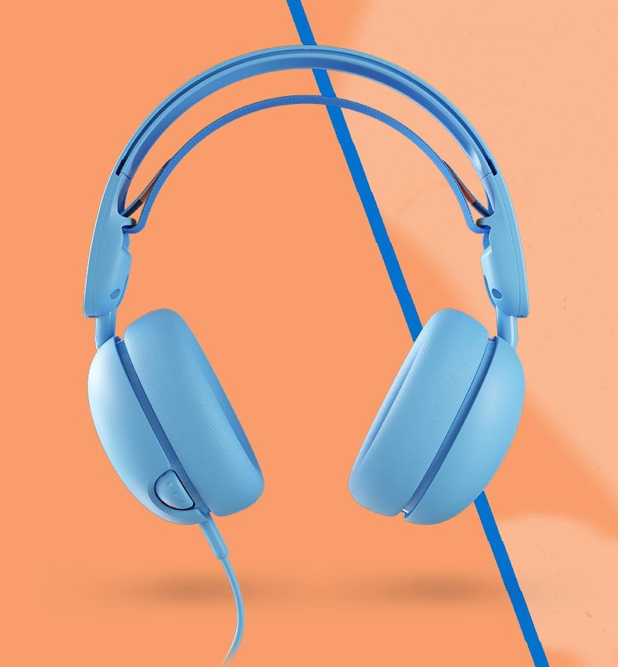 Skullcandy Grom kék vezetékes mikrofonos gyerek fejhallgató