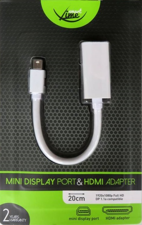 Smart Lime CA81 mini Displayport apa > HDMI anya adapter